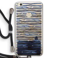 CaseCompany Verrassende lijnen: Huawei Ascend P8 Lite (2017) Transparant Hoesje met koord