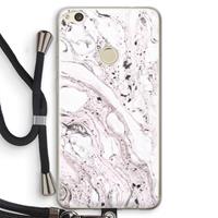 CaseCompany Mengelmoes: Huawei Ascend P8 Lite (2017) Transparant Hoesje met koord