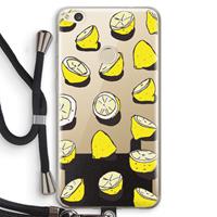 CaseCompany When Life Gives You Lemons...: Huawei Ascend P8 Lite (2017) Transparant Hoesje met koord