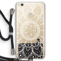 CaseCompany Roses Are Red: Huawei Ascend P8 Lite (2017) Transparant Hoesje met koord