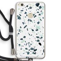 CaseCompany Terrazzo N°2: Huawei Ascend P8 Lite (2017) Transparant Hoesje met koord