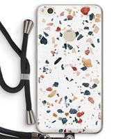 CaseCompany Terrazzo N°4: Huawei Ascend P8 Lite (2017) Transparant Hoesje met koord