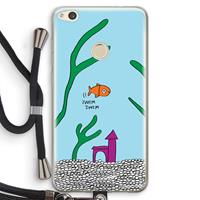 CaseCompany Aquarium: Huawei Ascend P8 Lite (2017) Transparant Hoesje met koord
