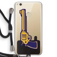 CaseCompany Pew Pew Pew: Huawei Ascend P8 Lite (2017) Transparant Hoesje met koord