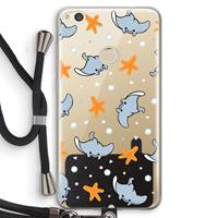 CaseCompany Manta: Huawei Ascend P8 Lite (2017) Transparant Hoesje met koord