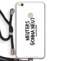 CaseCompany Neuters: Huawei Ascend P8 Lite (2017) Transparant Hoesje met koord