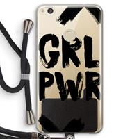 CaseCompany Girl Power #2: Huawei Ascend P8 Lite (2017) Transparant Hoesje met koord