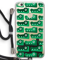 CaseCompany Crocs: Huawei Ascend P8 Lite (2017) Transparant Hoesje met koord