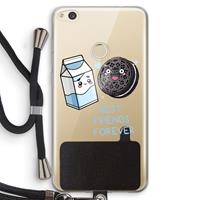 CaseCompany Best Friend Forever: Huawei Ascend P8 Lite (2017) Transparant Hoesje met koord