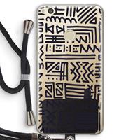 CaseCompany Marrakech print: Huawei Ascend P8 Lite (2017) Transparant Hoesje met koord