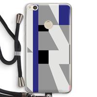 CaseCompany Gestalte 2: Huawei Ascend P8 Lite (2017) Transparant Hoesje met koord