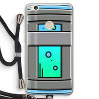 CaseCompany Chug Bottle: Huawei Ascend P8 Lite (2017) Transparant Hoesje met koord
