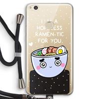 CaseCompany I'm A Hopeless Ramen-Tic For You: Huawei Ascend P8 Lite (2017) Transparant Hoesje met koord