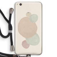 CaseCompany Geo #9: Huawei Ascend P8 Lite (2017) Transparant Hoesje met koord