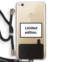 CaseCompany Limited edition: Huawei Ascend P8 Lite (2017) Transparant Hoesje met koord