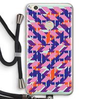 CaseCompany Skew Blush 3: Huawei Ascend P8 Lite (2017) Transparant Hoesje met koord