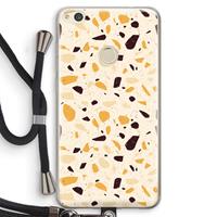 CaseCompany Terrazzo N°13: Huawei Ascend P8 Lite (2017) Transparant Hoesje met koord