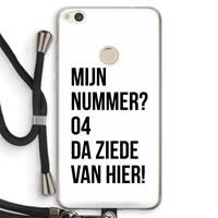 CaseCompany Da ziede van hier: Huawei Ascend P8 Lite (2017) Transparant Hoesje met koord