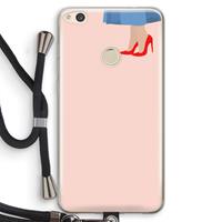 CaseCompany High heels: Huawei Ascend P8 Lite (2017) Transparant Hoesje met koord