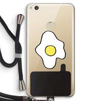 CaseCompany Spiegelei: Huawei Ascend P8 Lite (2017) Transparant Hoesje met koord
