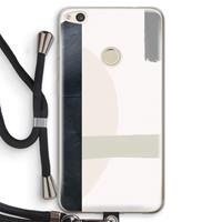 CaseCompany Baca: Huawei Ascend P8 Lite (2017) Transparant Hoesje met koord