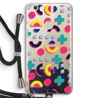 CaseCompany 8-bit N°2: Huawei Ascend P8 Lite (2017) Transparant Hoesje met koord