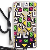 CaseCompany 8-bit N°4: Huawei Ascend P8 Lite (2017) Transparant Hoesje met koord