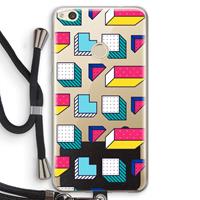 CaseCompany 8-bit N°7: Huawei Ascend P8 Lite (2017) Transparant Hoesje met koord