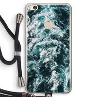 CaseCompany Zee golf: Huawei Ascend P8 Lite (2017) Transparant Hoesje met koord