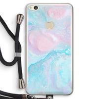 CaseCompany Fantasie pastel: Huawei Ascend P8 Lite (2017) Transparant Hoesje met koord