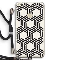 CaseCompany Geometrisch patroon: Huawei Ascend P8 Lite (2017) Transparant Hoesje met koord