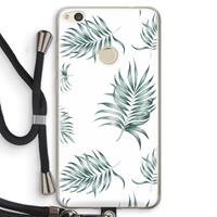 CaseCompany Simple leaves: Huawei Ascend P8 Lite (2017) Transparant Hoesje met koord