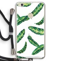CaseCompany Lange bladeren: Huawei Ascend P8 Lite (2017) Transparant Hoesje met koord