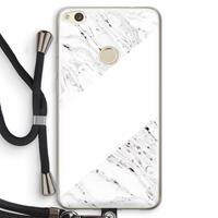 CaseCompany Biggest stripe: Huawei Ascend P8 Lite (2017) Transparant Hoesje met koord