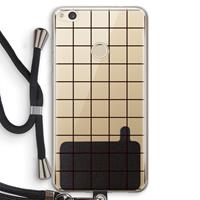 CaseCompany Rooster: Huawei Ascend P8 Lite (2017) Transparant Hoesje met koord