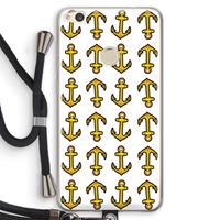 CaseCompany Musketon Anchor: Huawei Ascend P8 Lite (2017) Transparant Hoesje met koord