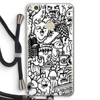 CaseCompany Vexx Mixtape #2: Huawei Ascend P8 Lite (2017) Transparant Hoesje met koord