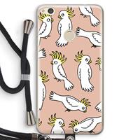 CaseCompany Papegaai: Huawei Ascend P8 Lite (2017) Transparant Hoesje met koord