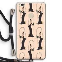 CaseCompany Pop Some Kim: Huawei Ascend P8 Lite (2017) Transparant Hoesje met koord