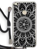 CaseCompany Roses Are Red: Huawei Ascend P8 Lite (2017) Transparant Hoesje met koord