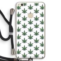 CaseCompany Weed: Huawei Ascend P8 Lite (2017) Transparant Hoesje met koord