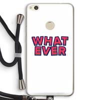 CaseCompany Whatever: Huawei Ascend P8 Lite (2017) Transparant Hoesje met koord