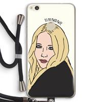 CaseCompany Mary Kate: Huawei Ascend P8 Lite (2017) Transparant Hoesje met koord