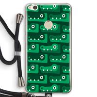 CaseCompany Crocs: Huawei Ascend P8 Lite (2017) Transparant Hoesje met koord