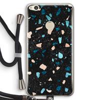 CaseCompany Terrazzo N°11: Huawei Ascend P8 Lite (2017) Transparant Hoesje met koord