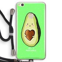 CaseCompany Avocuddle: Huawei Ascend P8 Lite (2017) Transparant Hoesje met koord