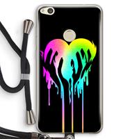 CaseCompany Hold My Heart: Huawei Ascend P8 Lite (2017) Transparant Hoesje met koord