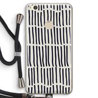 CaseCompany Moroccan stripes: Huawei Ascend P8 Lite (2017) Transparant Hoesje met koord