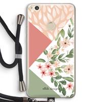CaseCompany Sweet heaven geometrics: Huawei Ascend P8 Lite (2017) Transparant Hoesje met koord