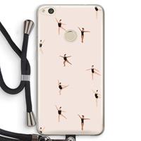 CaseCompany Dancing #1: Huawei Ascend P8 Lite (2017) Transparant Hoesje met koord